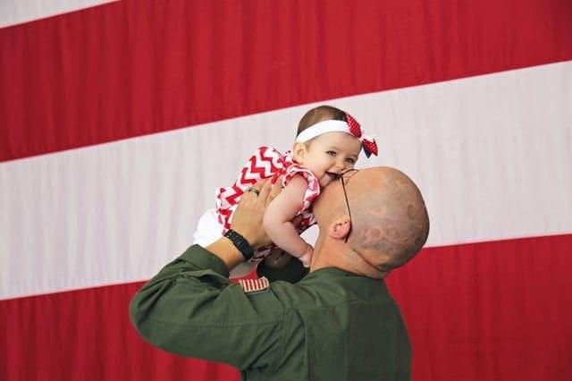 Dad Meets Daughter For First Time | Military Homecoming