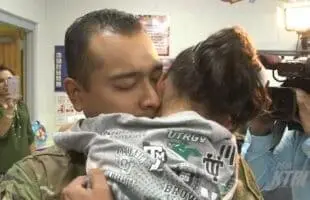 Surprise Military Homecoming at Long Elementary